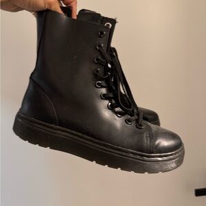 Black Dr Martens boots size 4 (women’s 6)